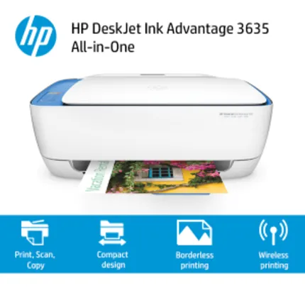 Impressora HP Deskjet 3635 Wi-Fi por R$ 309,00