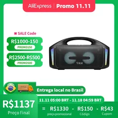 [ DO BRASIL ] Caixa de Som Tribit StormBox Blast 90W, concorrente da jbl boombox 3