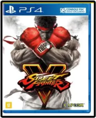 [Saraiva] Street Fighter V - PS4  por R$ 89