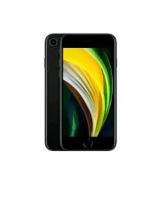 [ CLIENTE OURO + APP ] iPhone SE Apple 64GB Preto 4,7” 12MP iOS - iPhone R$2170