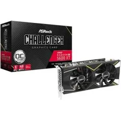 Placa de Vídeo ASRock AMD Radeon RX 5600 XT Challenger D OC, 6GB, DDR6 | R$1805