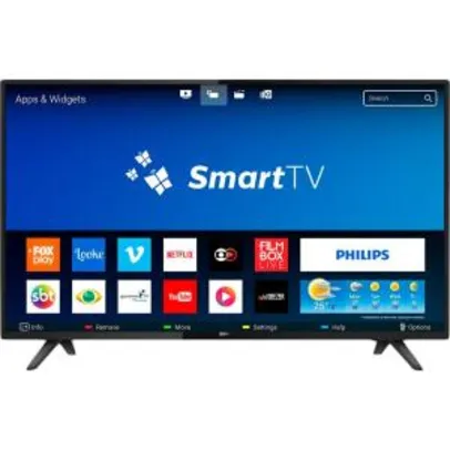 Smart TV LED 32" Philips 32PHG5813/78 HD com Wi-Fi, 2 USB, 2 HDMI | R$789
