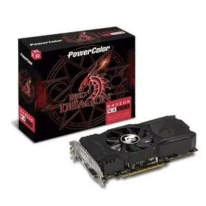 Placa de Vídeo PowerColor Red Dragon AMD Radeon RX 550 4GB, GDDR5 - AXRX 550 4GBD5-DHA