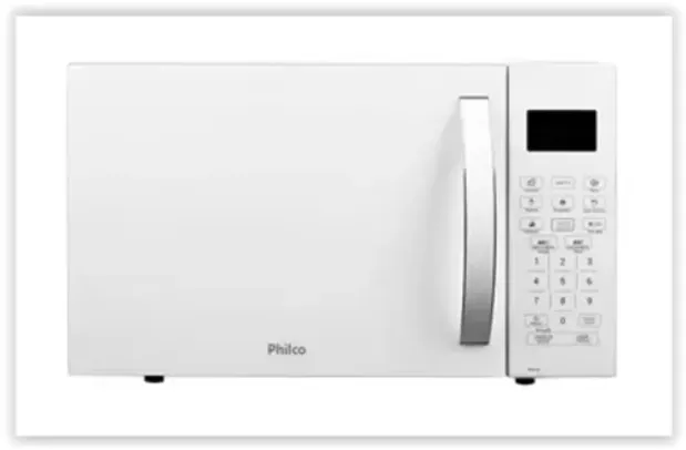 Micro-ondas Philco 20 Litros PMO23BB, Branco