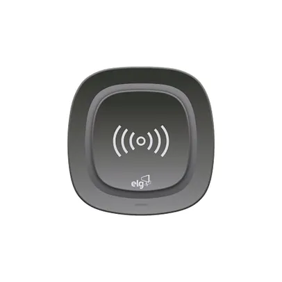 CARREGADOR WIRELESS DE MESA PARA CELULAR - TECNOLOGIA QI - PRETO - WQ1BK - ELG