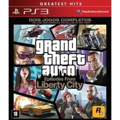 [Americanas] Game Grand Theft Auto: Episodes From Liberty City PS3 - R$