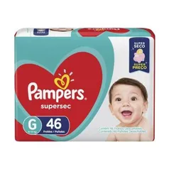 Fralda Pampers Supersec Hiper G 46 Unidades