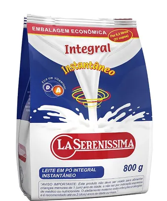 Leite em Pó Integral La Serenissima 800g