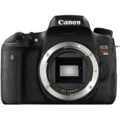 [Detona Shop] Câmera Canon EOS Rebel T6s Full HD 24,2 MP - R$3300