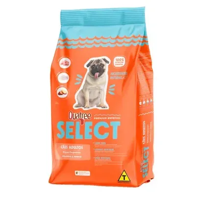 Ração Quatree Select Cães Adultos Raças Pequenas Frango e Arroz - 20kg