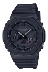 Relógio Casio G-shock Masculino Carbon Ga-2100-1a1dr Cor da correia Preto Cor do bisel Preto Cor do fundo Preto