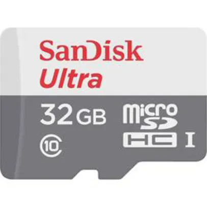 Cartão de Memória 32GB SanDisk ULTRA - R$45