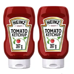Kit 2 ketchup Heinz Tradicional 397g