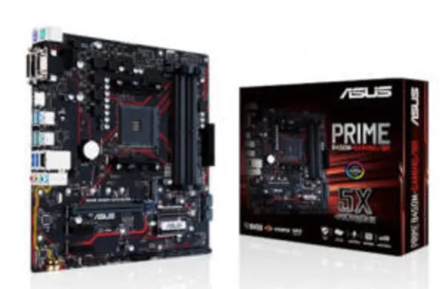 Placa Mãe Asus Prime B450M Gaming/BR, Chipset B450, AMD AM4, mATX, DDR4