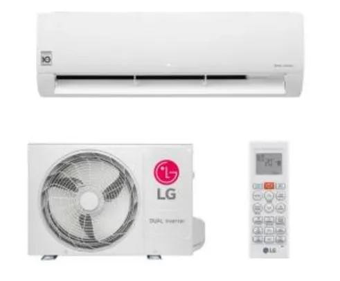 [CC +CUPOM+APP]  Ar condicionado dual inverter 12.000Btus LG quente/frio