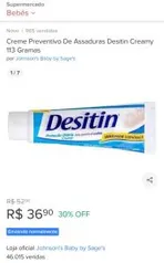 Creme Preventivo De Assaduras Desitin Creamy 113 Gramas | R$37