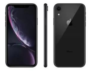 iPhone XR Apple com 64GB, Tela Retina LCD de 6,1”, iOS 12, Câmera Traseira 12MP, Resistente à Água e Reconhecimento Facial – Preto - R$3689