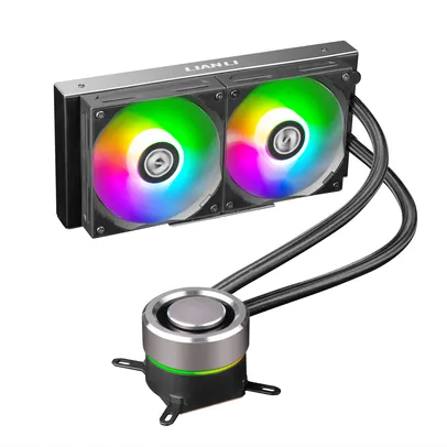 Water Cooler Lian Li, Galahad, RGB 240mm, Intel-AMD, Black, GA-240B BLACK