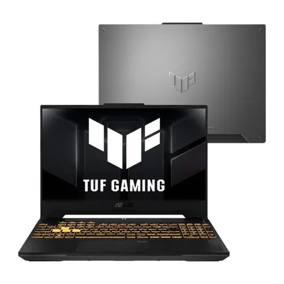 Foto do produto Notebook Gamer Asus Tuf Gaming F15FX507VU RTX4050 Core I7 13620H 8GB Ram 512GB Ssd Linux 15,6" FHD144Hz Gray- LP151