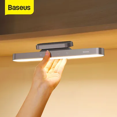 [Novos usuários] Lâmpada de Leitura Baseus LED Magnética Recarregável | R$53