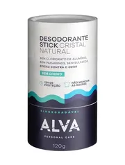 Alva Personal Care Desodorante Alva Cristal Biodegradável 120G (Embalagem De Papel))