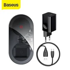 Baseus carregador sem fio qi 24w R$159