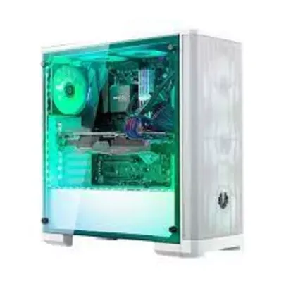 Gabinete Gamer Bitfenix Nova Mesh Tg Branco 4 Fans RGB