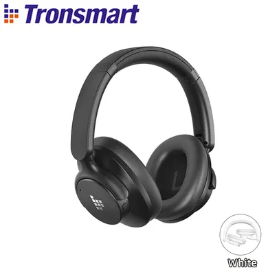 [ Taxa Inclusa | APP | G PAY | MOEDAS R$ 157 ] Headphone Bluetooth Tronsmart Sounfii Q20, Cancelamento de Ruídos Ativo, 50h  Drivers dinâmicos 40mm