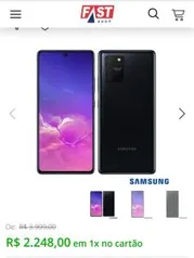 Smatphone Samsung Galaxy S10 Lite Preto 128GB | R$2.248