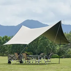 Tenda Gazebo Para Barraca Camping, Tela Toldo ProteçãO UV 50+ UPF E Impermeáve Para Atividades ao ar Livre, Viagens e Acampamentos