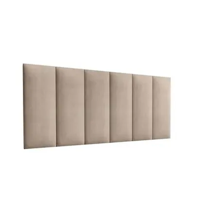 Cabeceira Painel Imperial Estofada Queen Size Bege 1,60 m