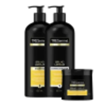 Kit Shampoo Tresemmé Brilho Lamelar 650ml + Condicionador Tresemmé Brilho Lamelar 650ml + Máscara de Tratamento Tresemmé Brilho Lamelar 400g