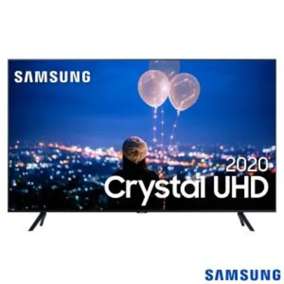 Samsung Smart TV Crystal UHD TU8000 4K 50", Borda Infinita, Alexa built in, Controle Único, Visual Livre de Cabos