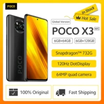 Smartphone Poco X3 Pro Versão global 6gb/128gb | R$1201