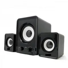 Caixa De Som 2.1 Subwoofer Usb Infokit Vc-G200 Pre