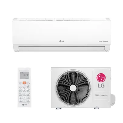 [A VISTA] Ar Condicionado Split Hw Dual Inverter Voice LG 9000 BTUs Frio 220v Monofasico S4NQ09WA51C. EB2GAMZ