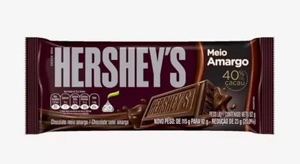 3und Tablete meio amargo 92G hersheys 