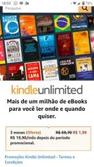 Kindle unlimited (3 meses 1,99)