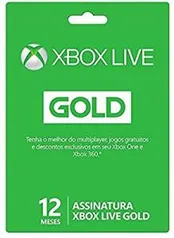 Xbox live Gold 12 meses por R$ 134 com AME