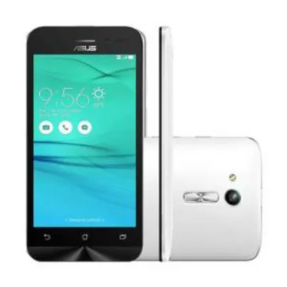 [Walmart/Webfones] Smartphone Asus Zenfone Go ZB452 Branco, Android 5.1, Tela de 4.5’, Camera Traseira 5MP, Processador Qualcomm Snapdragon MSM8212 1,2 GHz, 2 MB Cache