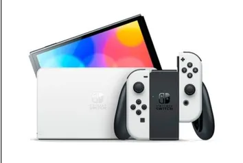 Console Nintendo Switch Oled com Joy-Con, Branco - HBGSKAAA2