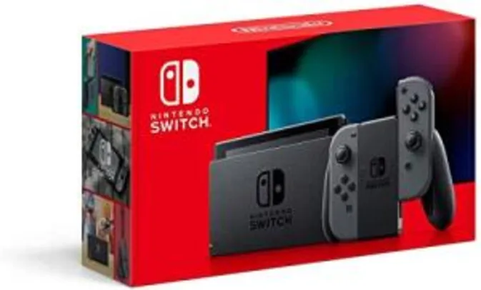 Console New Nintendo Switch - Cinza (versão nacional) | R$2470