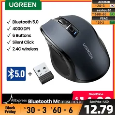 Mouse Ergonômico Sem Fio Ugreen