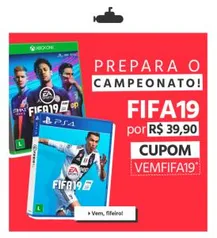 [APP SUBMARINO] CUPOM FIFA 19 - PS4 / XBOX ONE