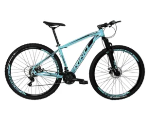 Bicicleta RINO EVEREST 29 Alumínio, Freio a Disco, Câmbios Shimano TZ 24v - AZUL