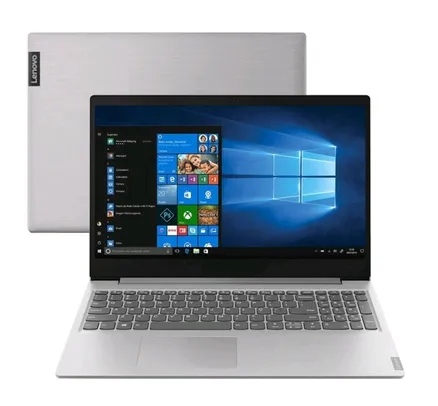 [C.OURO] Notebook Lenovo Ultrafino Ideapad S145 Intel Core I5-1035G1 8GB 256GB SSD | R$3195