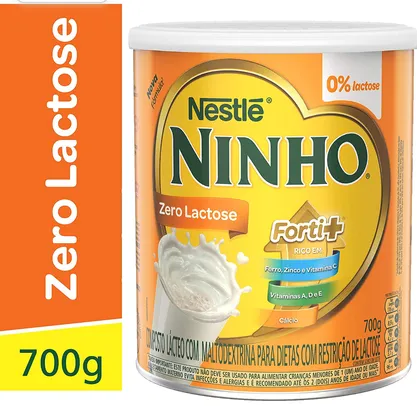 ( Prime + Recorrência) Leite em Pó, Zero Lactose, Ninho, 700g | R$ 31