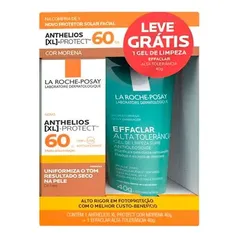 Protetor Solar La Roche-Posay Anthelios XL Protect FPS60 Cor Morena 40g + Gel Effaclar 40g