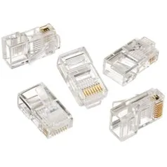 Conector MD9 RJ-45 Pacote com 10 Unidades 8 Vias 6351 | R$ 3