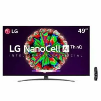 Smart tv lg 49" nano cell, controle smart magic | R$ 2754